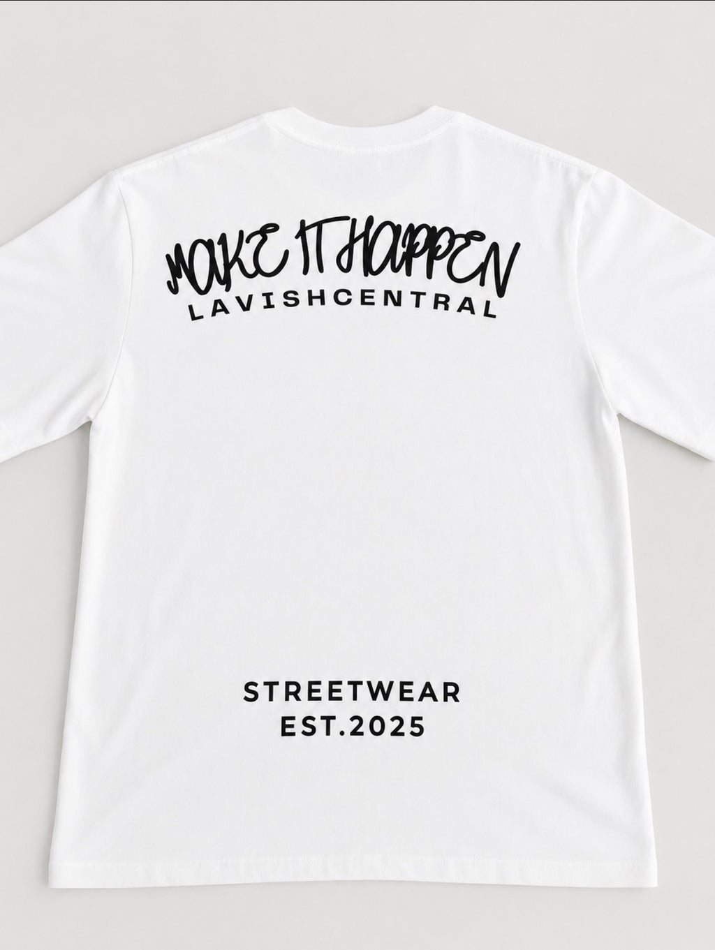 Lavish white winter heavy tee