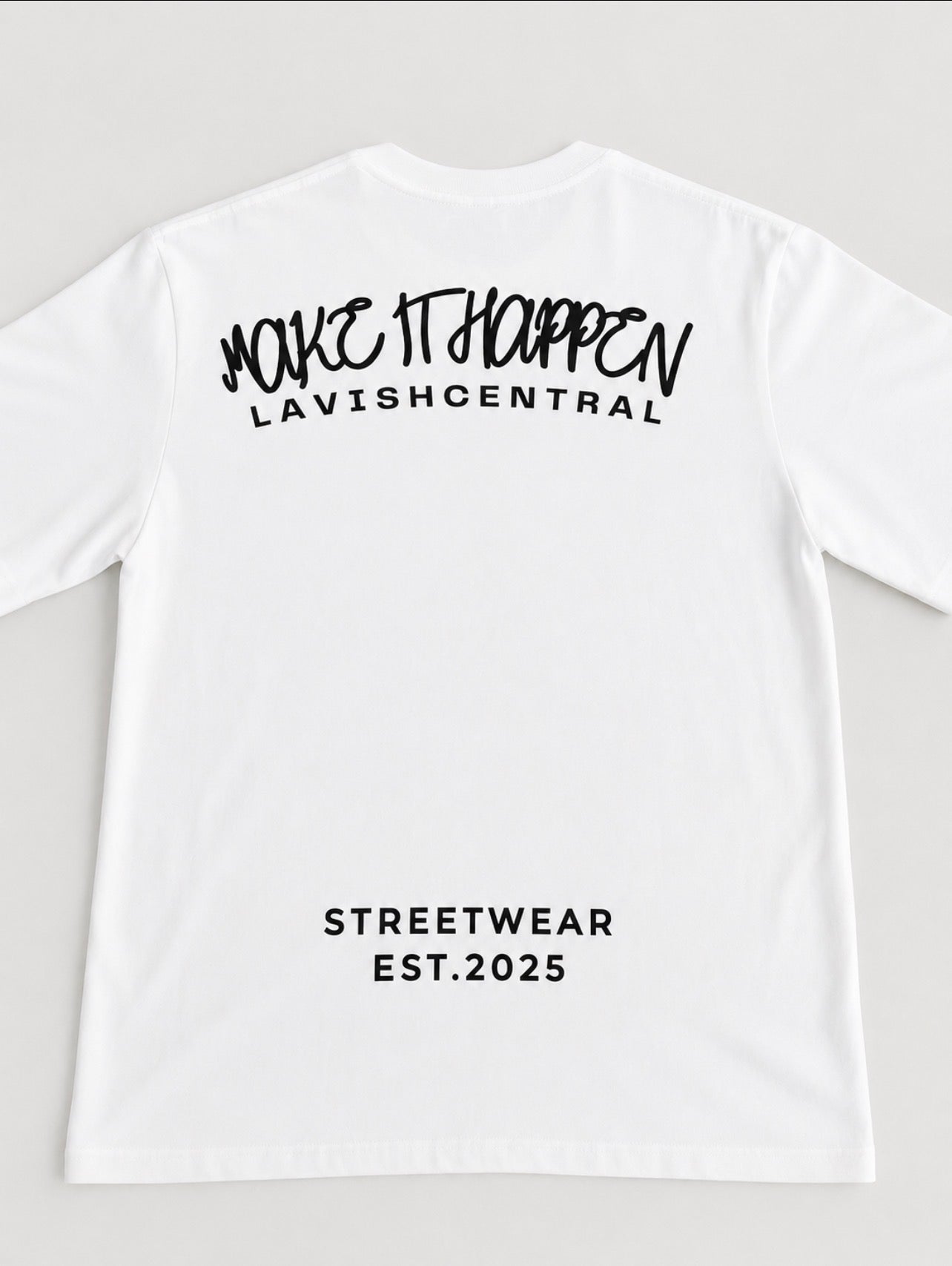 Lavish white winter heavy tee